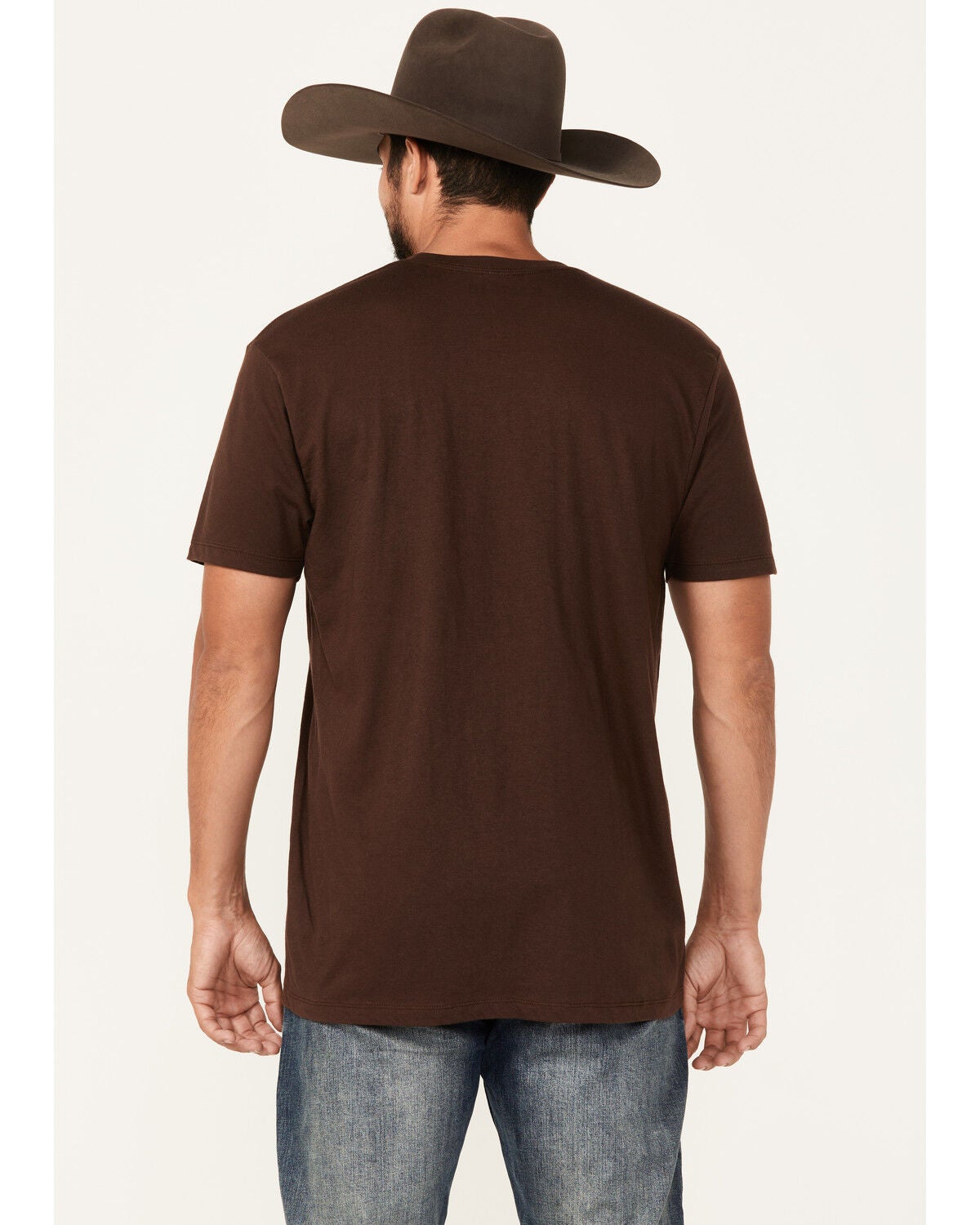 Image #4 - RANK 45&reg; Men's Blurville Short Sleeve Graphic T-Shirt, Chocolate, hi-res