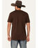 Image #4 - RANK 45&reg; Men's Blurville Short Sleeve Graphic T-Shirt, Chocolate, hi-res