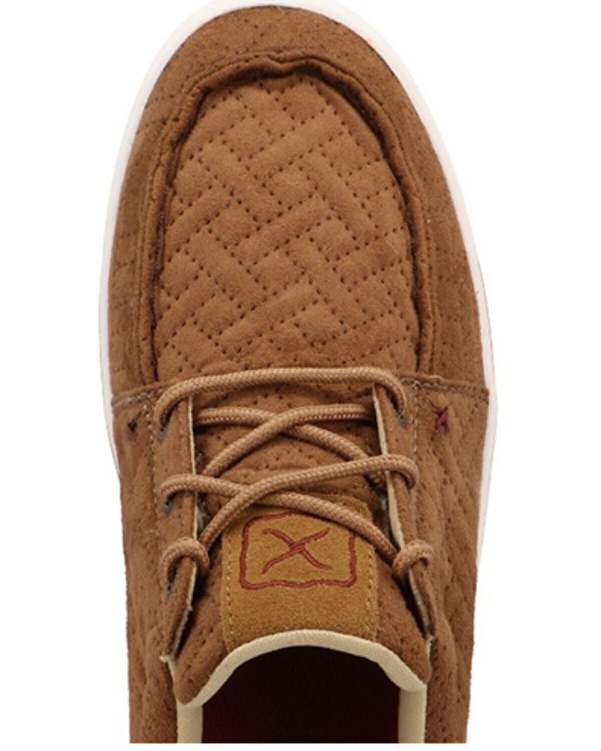 Image #6 - Twisted X Men's Kicks Lace-Up Shoes- Moc Toe, Chestnut, hi-res