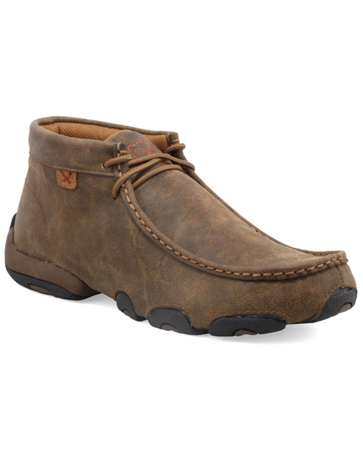 Twisted X Women's Chukka Driving Mocs, Tan, hi-res