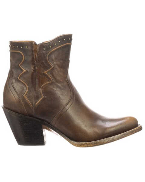 Lucchese Women's Karla Fashion Booties - Round Toe, Wheat, hi-res