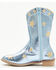 Image #3 - Wild + Rae Girls' Stars Western Boots - Round Toe, Blue, hi-res