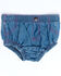 Image #2 - Wrangler Infant Girls' Denim Diaper Cover, Blue, hi-res