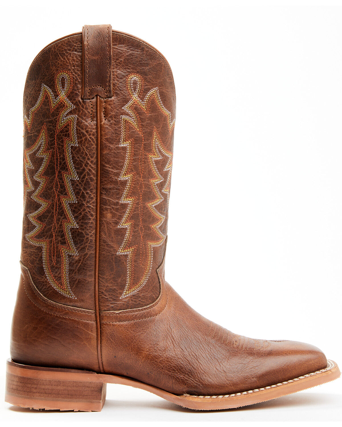 Image #2 - Justin Men's Carsen Camel Brown Cowhide Performance Leather Western Boots - Square Toe, , hi-res