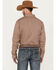 Image #4 - RANK 45® Men's Spur Printed Long Sleeve Button-Down Stretch Western Shirt, Pecan, hi-res