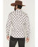 Image #4 - Moonshine Spirit&reg; Men's Memphis Floral Print Long Sleeve Snap Western Shirt, Ivory, hi-res