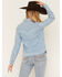 Image #7 - Idyllwind Women's Camden Rhinestone Long Sleeve Snap Western Shirt, Medium Wash, hi-res