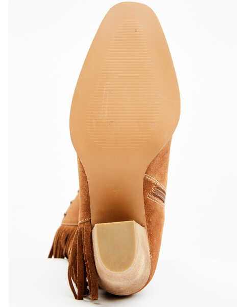 Image #7 - Idyllwind Women's Sidewinder Studded Fringe Suede Fashion Boots - Medium Toe, Brown, hi-res