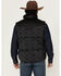 Image #4 - Cody James Men's Rocker Tonal Southwestern Print Puffer Vest, Black, hi-res