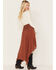 Image #3 - Shyanne Women's Embroidered Swiss Dot Mesh Wrap Skirt, Brown, hi-res