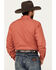 Image #4 - Cinch Men's Geo Print Long Sleeve Button-Down Western Shirt, Red, hi-res