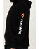 Image #3 - Hawx Men's Logo Sleeve Hooded Sweatshirt - Big , Black, hi-res