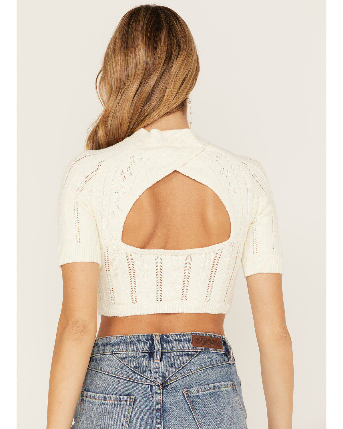 Image #4 - Free People Women's Romy Swit Crop Top, Ivory, hi-res