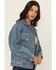 Image #2 - Levi's Women's Switch Stitch Medium Wash 90s Trucker Jacket, Medium Wash, hi-res