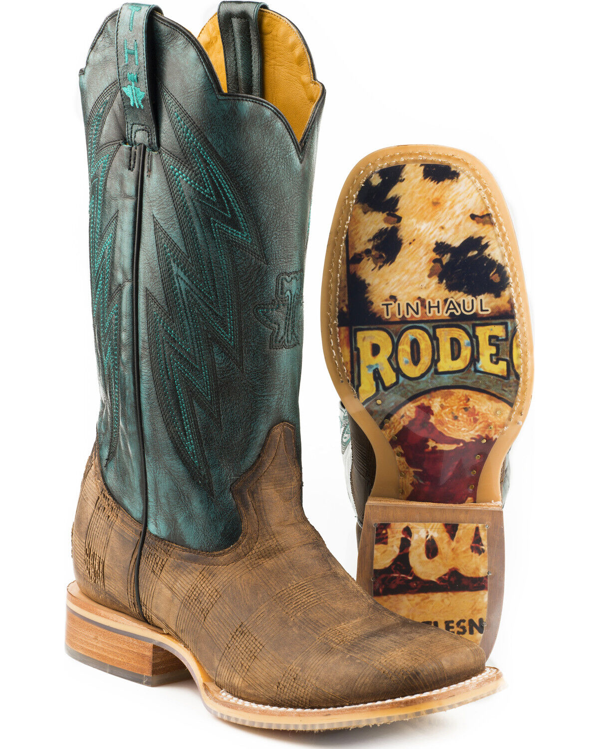 leather bottom cowboy boots
