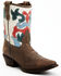 Image #1 - Laredo Women's Western Fashion Boots - Snip Toe , Cream/brown, hi-res