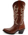Image #3 - Ferrini Women's Quinn Western Boots - Round Toe, Brown, hi-res