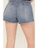 Image #4 - Shyanne Women's Light Wash Super High Rise Pull On Shorts, Dark Wash, hi-res