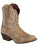 Durango Women's Crush Fashion Booties - Round Toe, Tan, hi-res