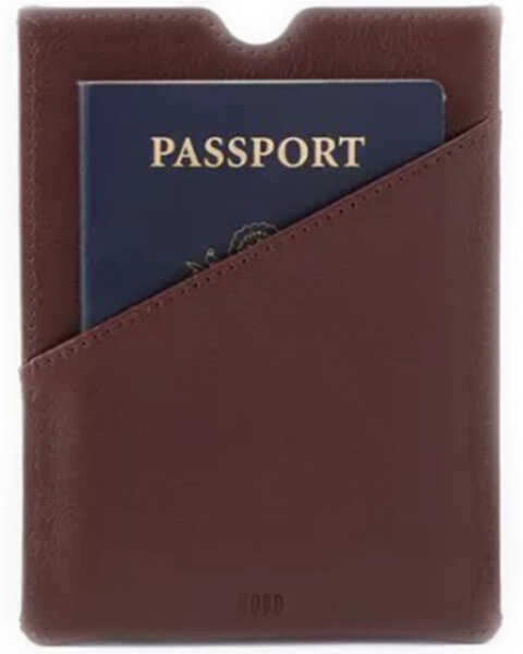 Image #2 - Hobo Men's Passport Holder, Brown, hi-res