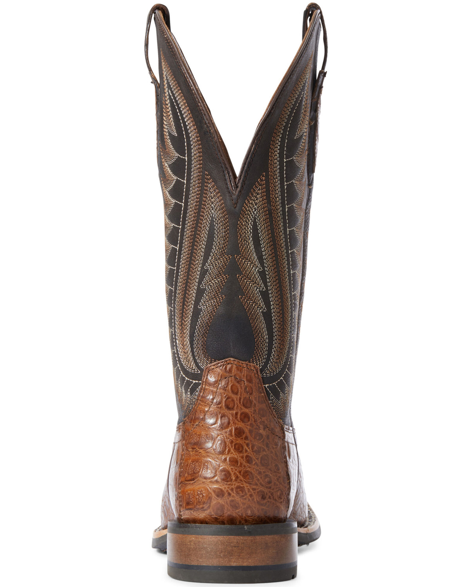 Product Name: Ariat Men's Caramel Caiman Belly Western Boots - Broad Square  Toe