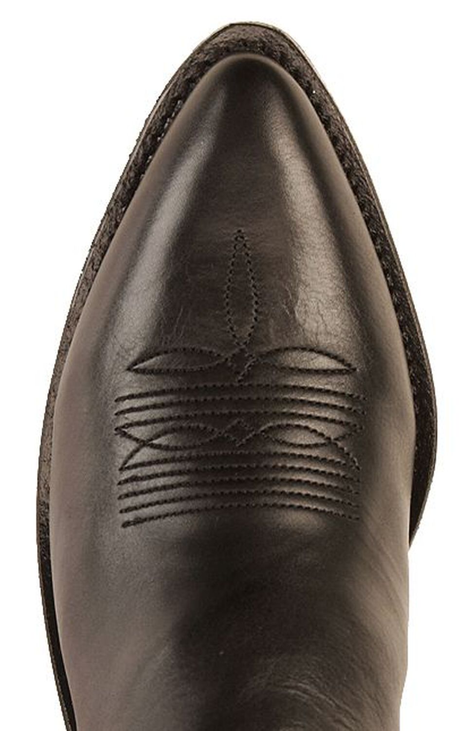 Image #6 - Abilene Women's Cowhide Western Boots - Round Toe, Black, hi-res