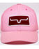 Image #3 - Kimes Ranch Women's Allover Mesh Logo Trucker Cap, Pink, hi-res