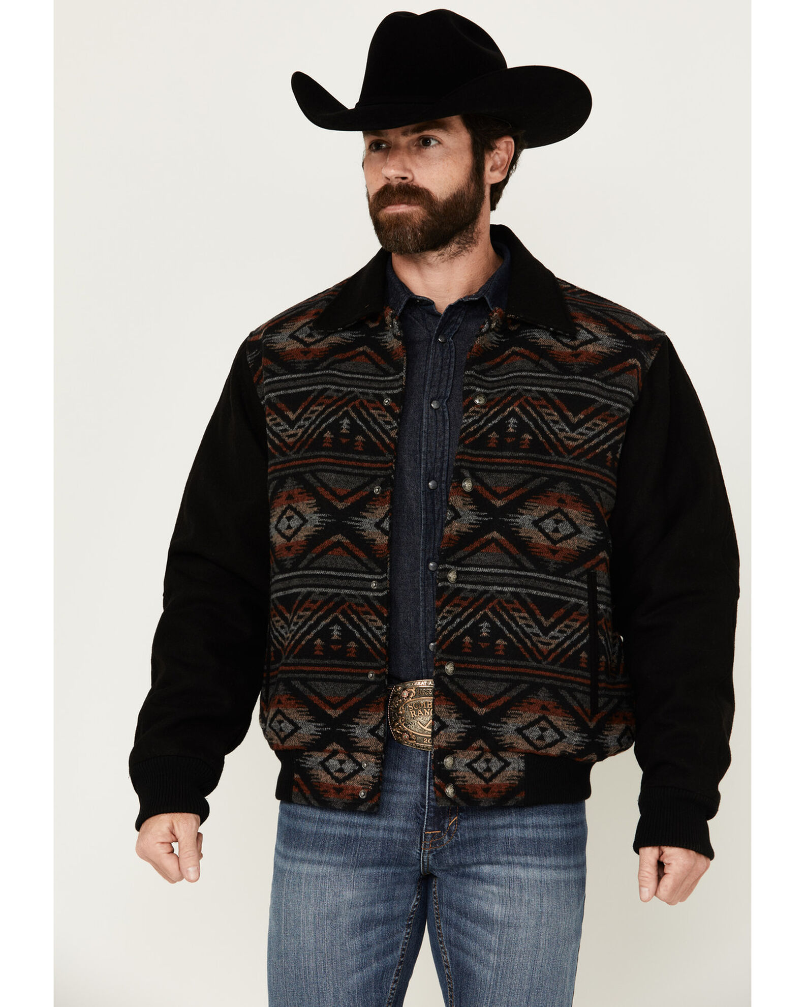 Cripple Creek Men s Navajo Blanket Snap Jacket Country Outfitter