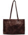 Image #1 - Ranch Junkie Women's Large Denali Leather Tote Bag, Brown, hi-res