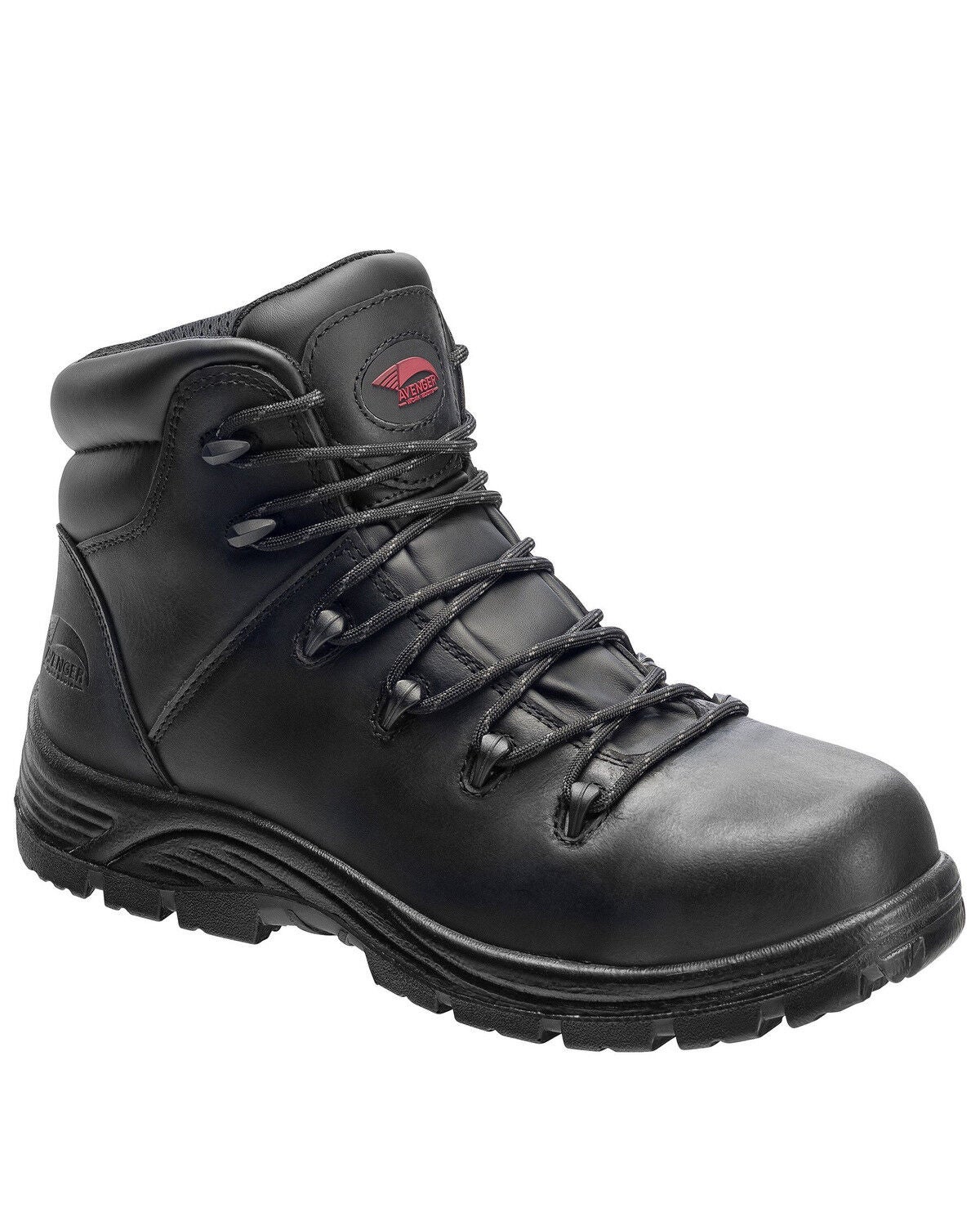 Image #1 - Avenger Men's Plain Waterproof Work Boots - Soft Toe, , hi-res