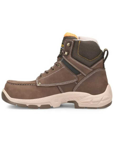 Image #2 - Carolina Men's Carbon 6" Lace-Up Waterproof Safety Work Boots - Composite Toe, Brown, hi-res