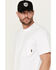 Image #2 - Hawx Men's Forge Solid Short Sleeve T-Shirt - Big, White, hi-res