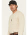 Image #3 - Benchmark FR Men's FR Ford Shale of South Texas Long Sleeve Work T-Shirt, Beige, hi-res