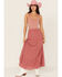 Image #1 - Originality Women's Tiered Maxi Skirt, Pink, hi-res