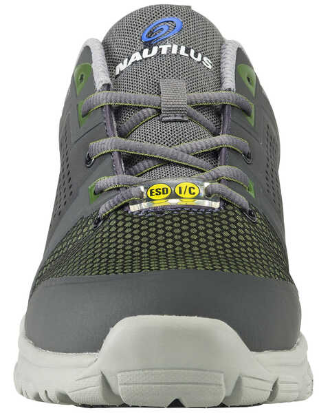 Image #5 - Nautilus Men's Zephyr Athletic Work Shoes - Alloy Toe, Grey, hi-res
