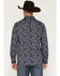 Image #4 - Moonshine Spirit&reg; Men's Rodeo Ripple Paisley Print Long Sleeve Snap Western Shirt, Blue, hi-res