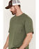 Image #2 - Hawx Men's Forge Short Sleeve Work Pocket T-Shirt , Green, hi-res