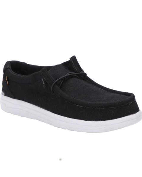 Lamo Footwear Men's Paul Slip-On Casual Shoes - Moc , Black, hi-res