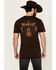 Image #4 - Moonshine Spirit&reg; Men's Come Alive Short Sleeve Graphic T-Shirt, Brown, hi-res