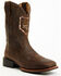 Image #1 - RANK 45® Men's Chief Western Performance Boots - Broad Square Toe, Brown, hi-res