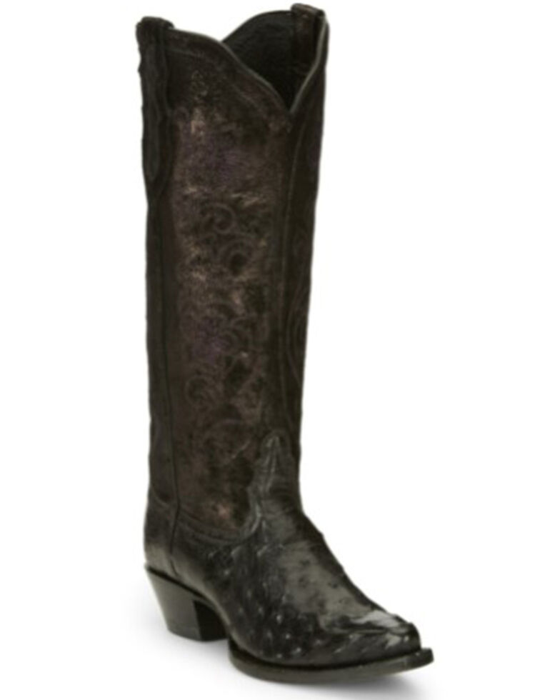 Tony Lama Women's Ines Western Boots - Snip Toe, Grape, hi-res