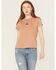 Image #2 - Idyllwind Women's Don't Be All Hat Short Sleeve Graphic Tee, Pecan, hi-res
