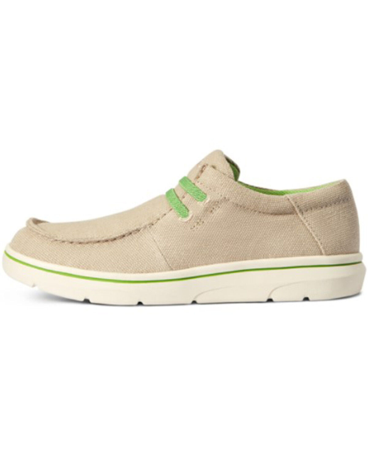 Image #2 - Ariat Boys' Canvas Casual Hilo - Round Toe, Beige/khaki, hi-res
