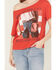 Image #3 - Day Dreamer Women's Bruce Springsteen Born In The USA Short Sleeve Graphic Tee, Red, hi-res
