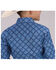 Image #2 - Roper Boys' Medallion Print Short Sleeve Snap Western Shirt, Blue, hi-res