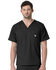 Carhartt Men's Slim Fit Six Pocket V-Neck Scrub Top, Black, hi-res
