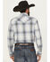 Image #4 - Pendleton Men's Frontier Plaid Print Long Sleeve Snap Western Shirt, Charcoal, hi-res