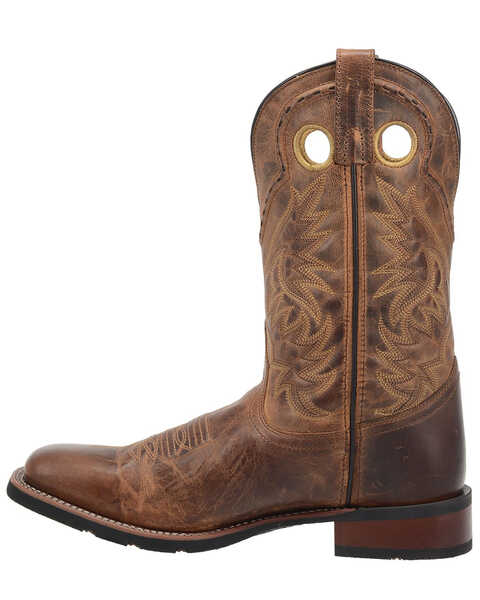 Image #3 - Laredo Men's Kane Western Boots - Broad Square Toe, Tan, hi-res