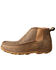 Twisted X Men's CellStretch Double Gore Driving Shoes - Moc Toe, Brown, hi-res