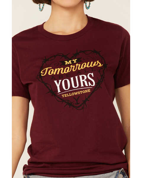 Image #2 - Paramount Network's Yellowstone My Tomorrows Are All Yours Graphic Tee, Rust Copper, hi-res